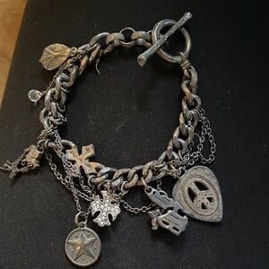 Lucky Brand Silver Charm Bracelet